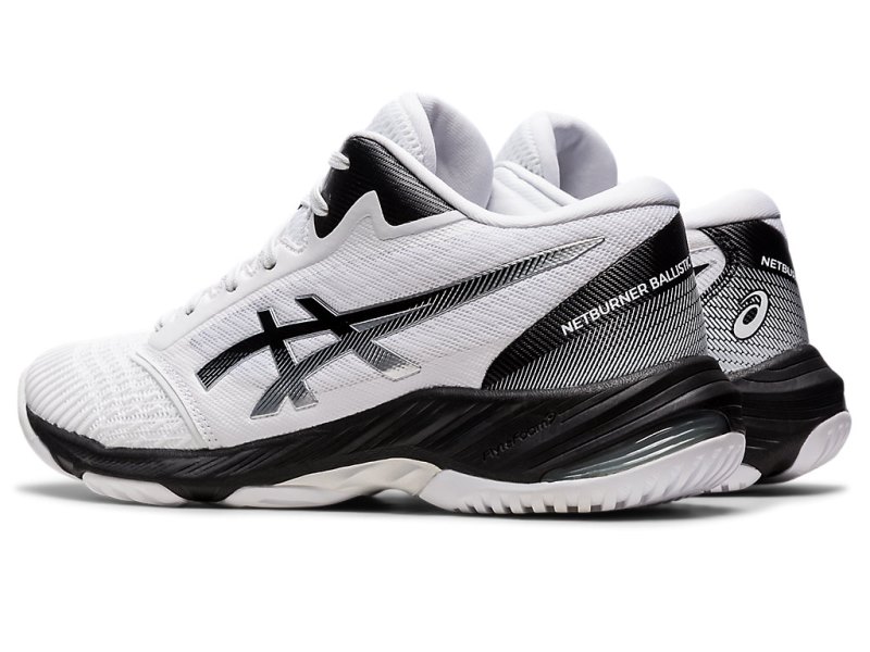 Tenis de Voleibol Asics Netburner Ballistic FF MT 3 Hombre Blancos Negros | MX6144-963