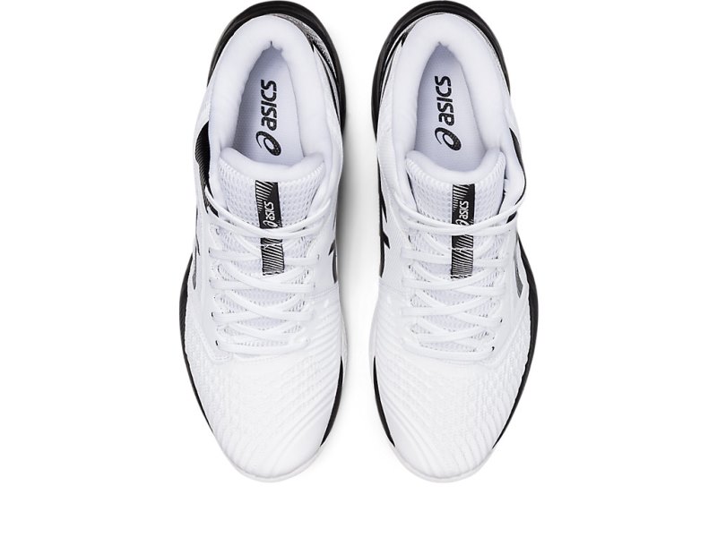 Tenis de Voleibol Asics Netburner Ballistic FF MT 3 Hombre Blancos Negros | MX6144-963