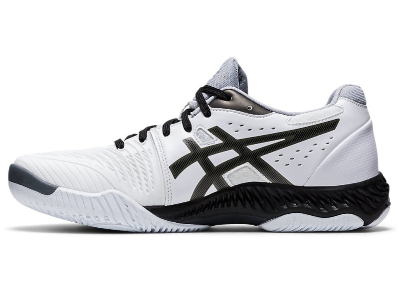 Tenis de Voleibol Asics Netburner Ballistic FF 2 Hombre Blancos Negros | MX9680-174