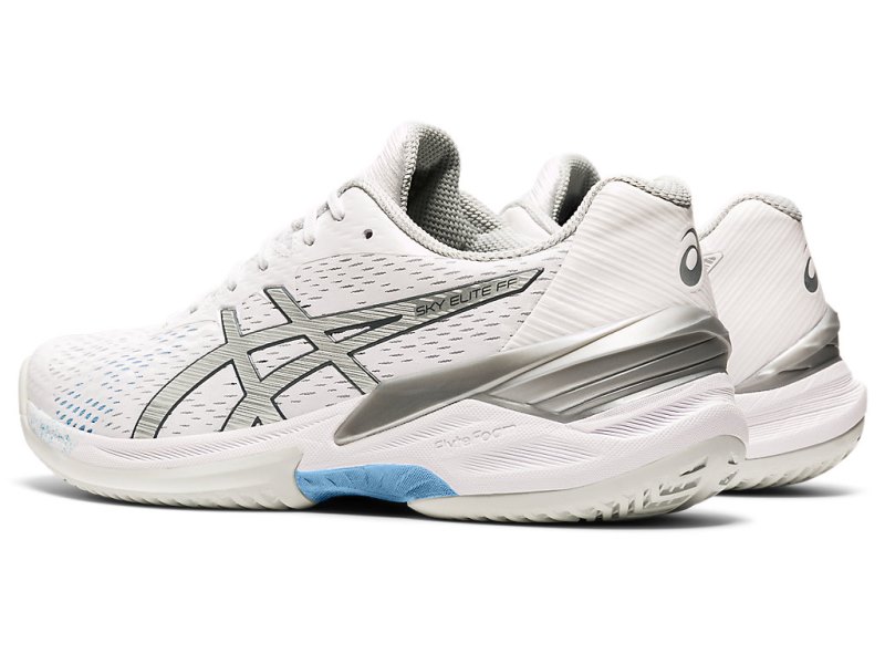 Tenis de Voleibol Asics Sky Elite FF Mujer Blancos Plateados | MX7082-269