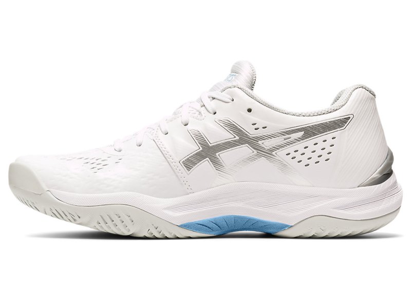 Tenis de Voleibol Asics Sky Elite FF Mujer Blancos Plateados | MX7082-269