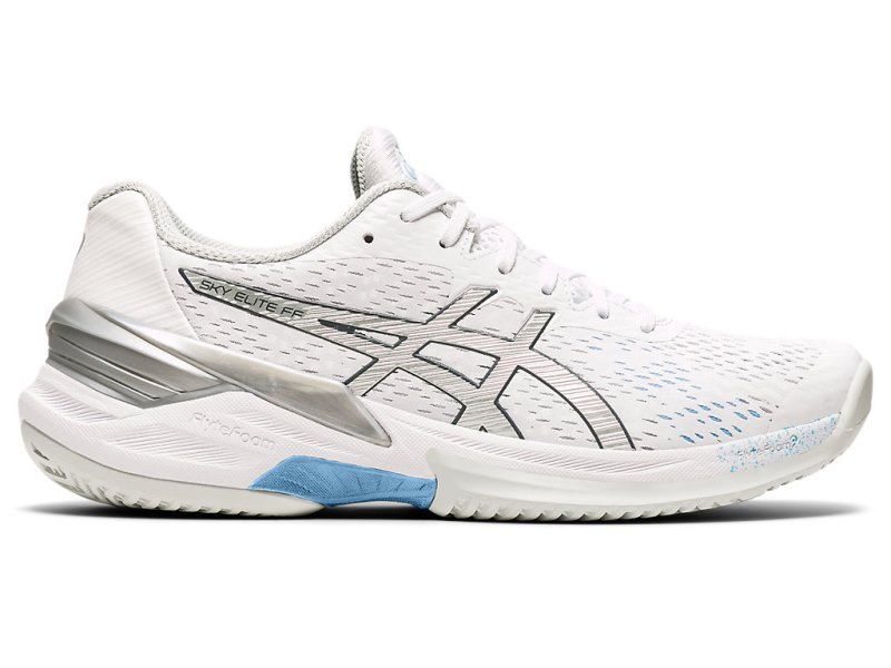 Tenis de Voleibol Asics Sky Elite FF Mujer Blancos Plateados | MX7082-269