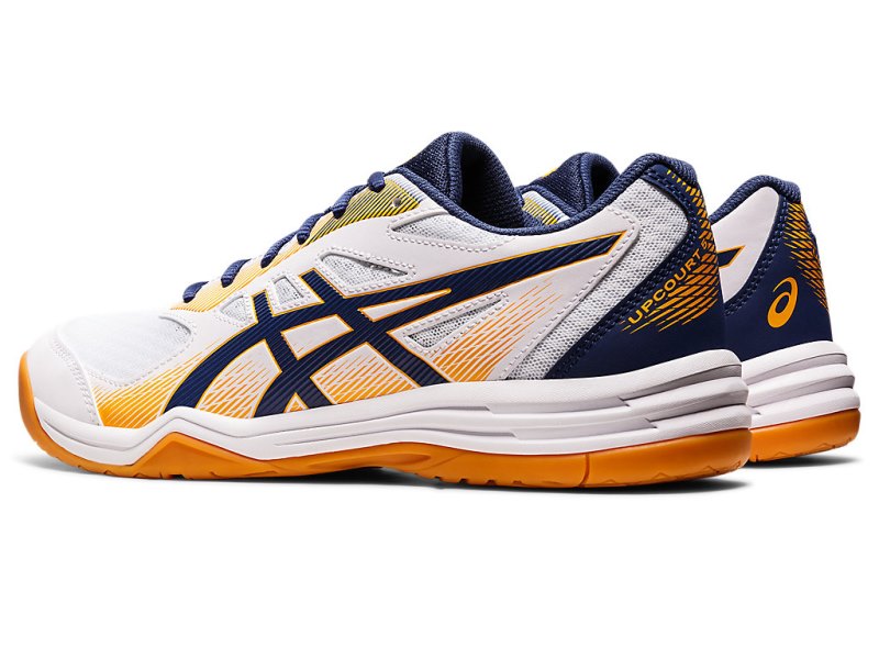 Tenis de Voleibol Asics Upcourt 5 Hombre Blancos Azules | MX2375-784