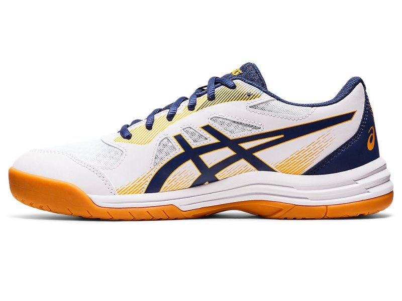 Tenis de Voleibol Asics Upcourt 5 Hombre Blancos Azules | MX2375-784