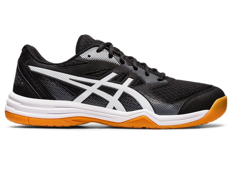 Tenis de Voleibol Asics Upcourt 5 Hombre Negros Blancos | MX5139-425