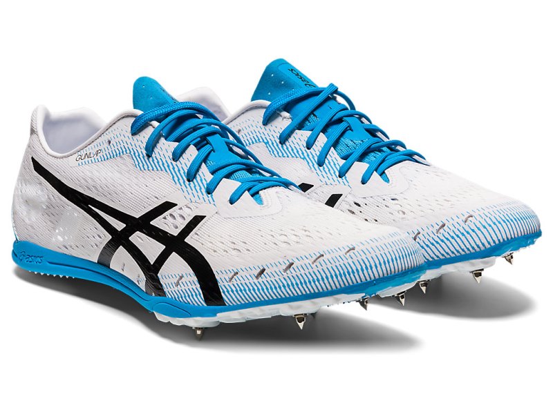 Tenis Track & Field Asics Gun Lap 2 Hombre Blancos Negros | MX3666-366