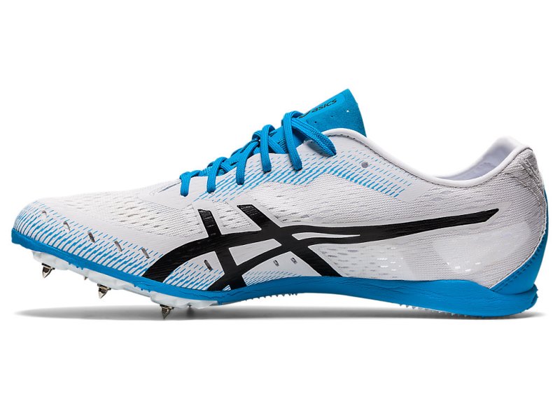 Tenis Track & Field Asics Gun Lap 2 Hombre Blancos Negros | MX3666-366