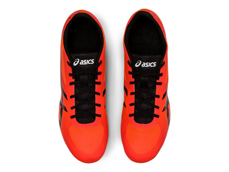 Tenis Track & Field Asics Hyper MD 7 Hombre Naranjas Rojos Negros | MX9748-263