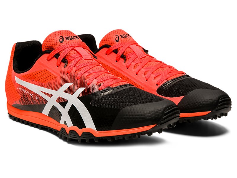 Tenis Track & Field Asics Hyper XC 2 Hombre Coral Blancos | MX3904-813