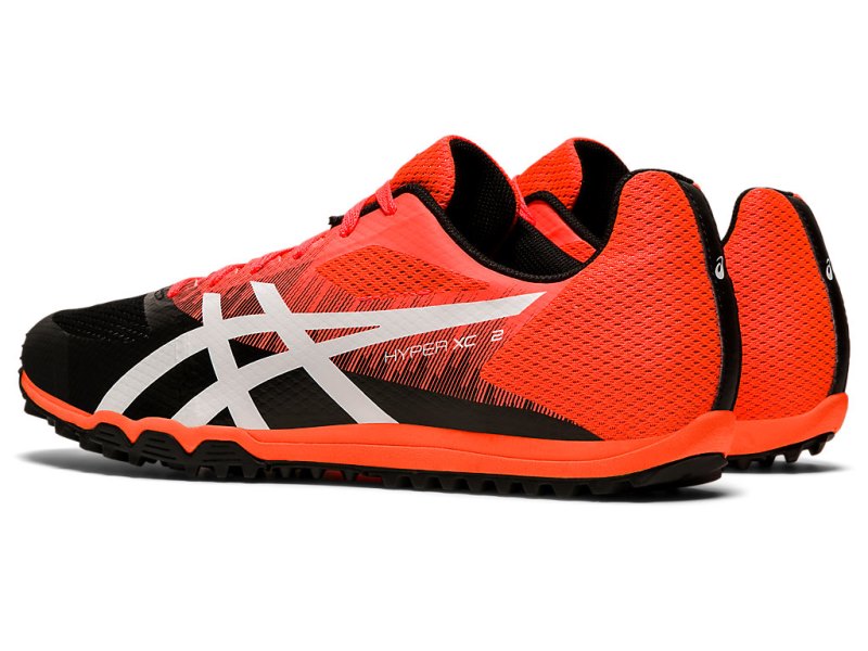 Tenis Track & Field Asics Hyper XC 2 Hombre Coral Blancos | MX3904-813