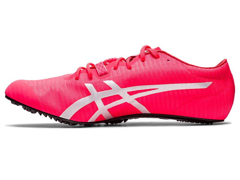 Tenis Track & Field Asics Metasprint Hombre Rosas Blancos | MX6941-322