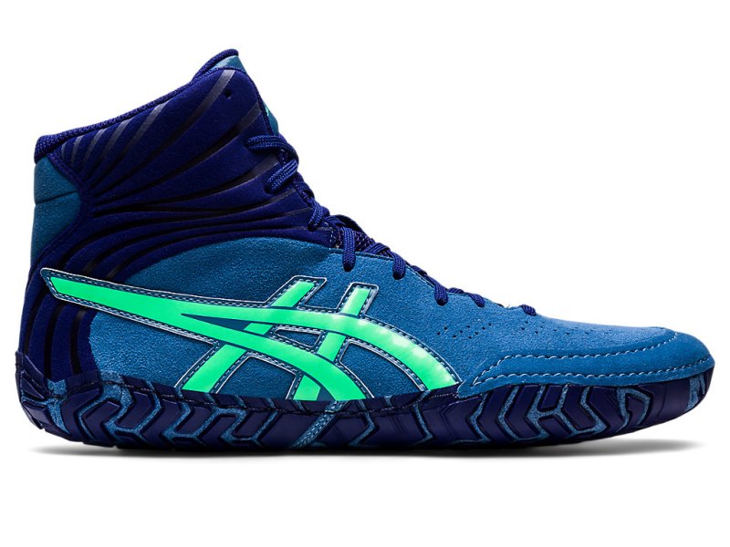 Zapatillas Wrestling Asics Aggressor 5 Hombre Azur Turquesa | MX5134-979