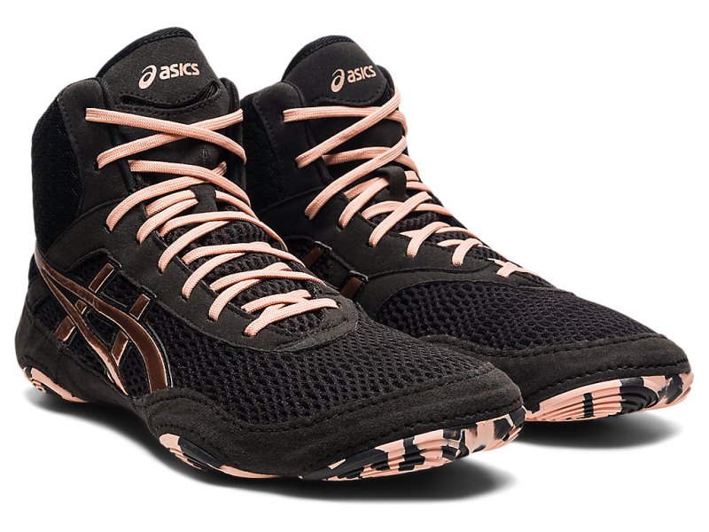 Zapatillas Wrestling Asics Matblazer Mujer Negros Rosas Dorados | MX0795-272