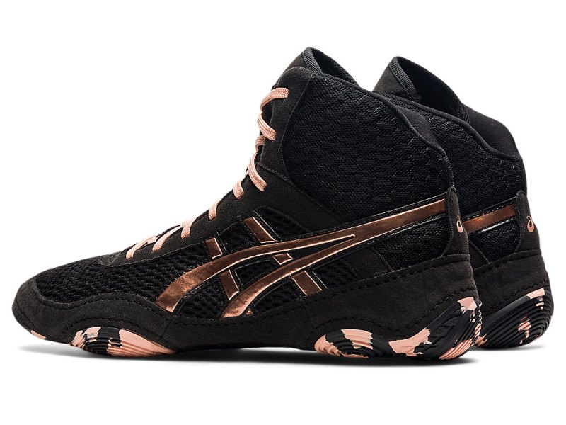 Zapatillas Wrestling Asics Matblazer Mujer Negros Rosas Dorados | MX0795-272