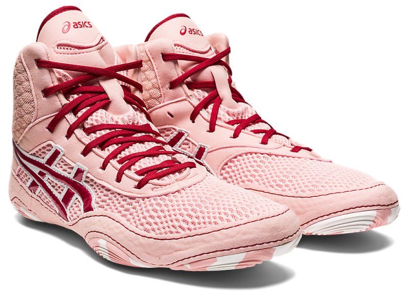 Zapatillas Wrestling Asics Matblazer Mujer Rosas Rojos Oscuro | MX0969-687