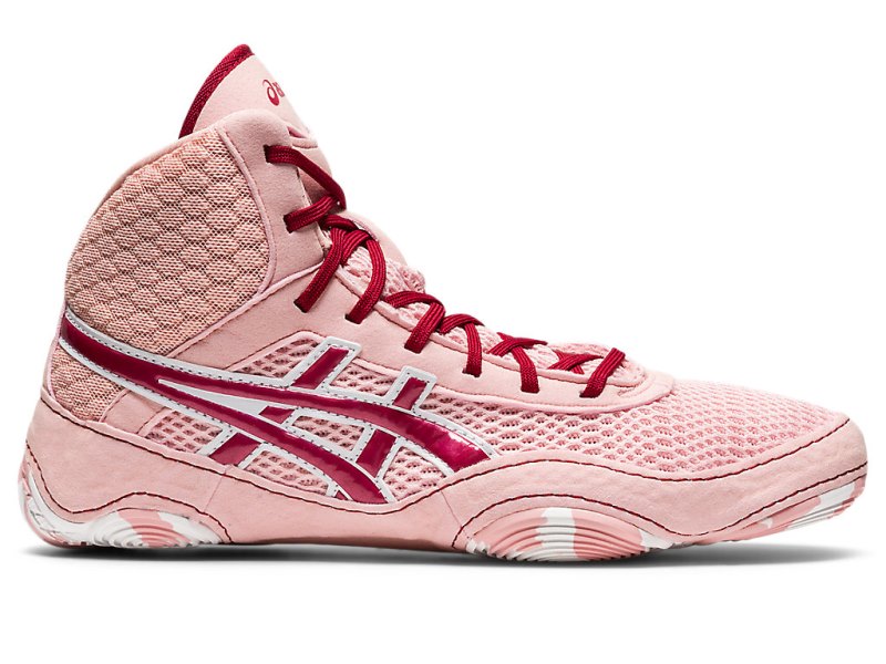 Zapatillas Wrestling Asics Matblazer Mujer Rosas Rojos Oscuro | MX0969-687