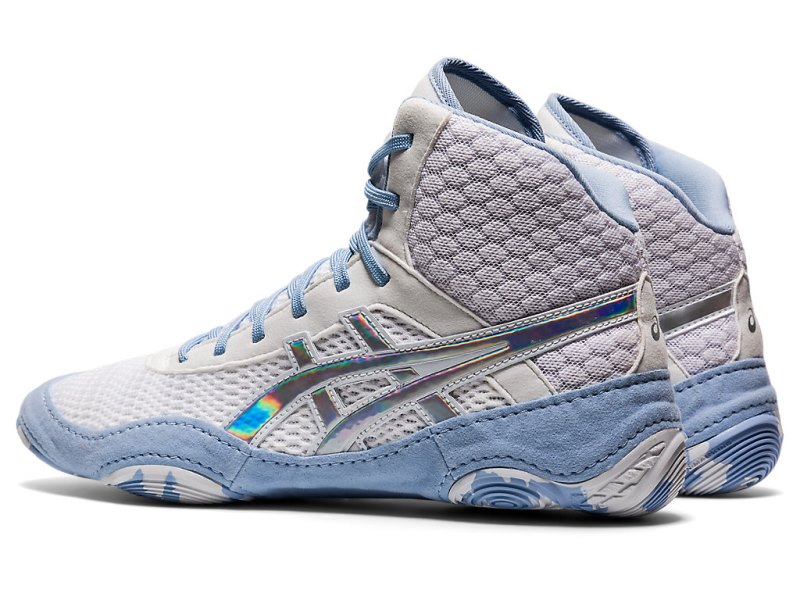 Zapatillas Wrestling Asics Matblazer Mujer Blancos Azules Claro | MX8973-936