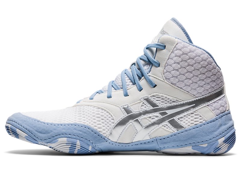 Zapatillas Wrestling Asics Matblazer Mujer Blancos Azules Claro | MX8973-936