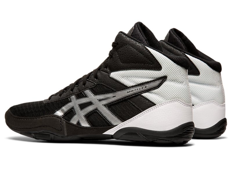 Zapatillas Wrestling Asics Matflex 6 Hombre Negros Plateados | MX2492-963