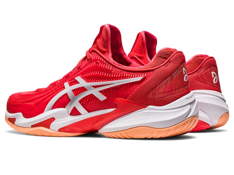 Zapatos de Tenis Asics Court FF 3 Novak Hombre Rojos Blancos | MX5989-278