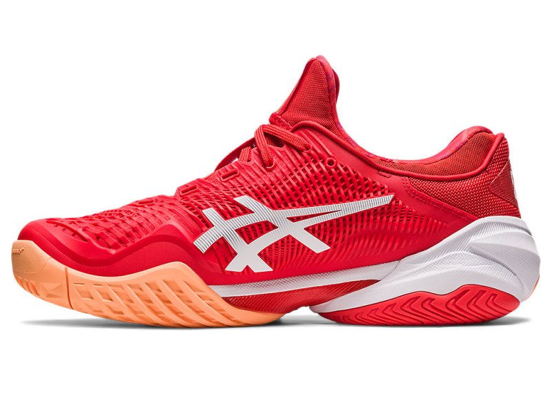 Zapatos de Tenis Asics Court FF 3 Novak Hombre Rojos Blancos | MX5989-278