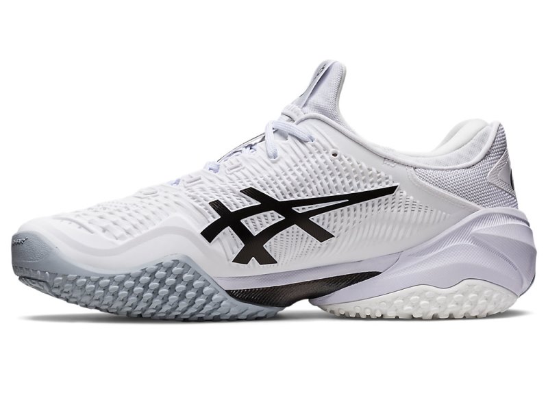 Zapatos de Tenis Asics Court FF 3 OC Hombre Blancos Negros | MX8159-929