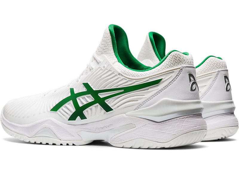 Zapatos de Tenis Asics Court FF Novak Hombre Blancos Verdes | MX4618-303