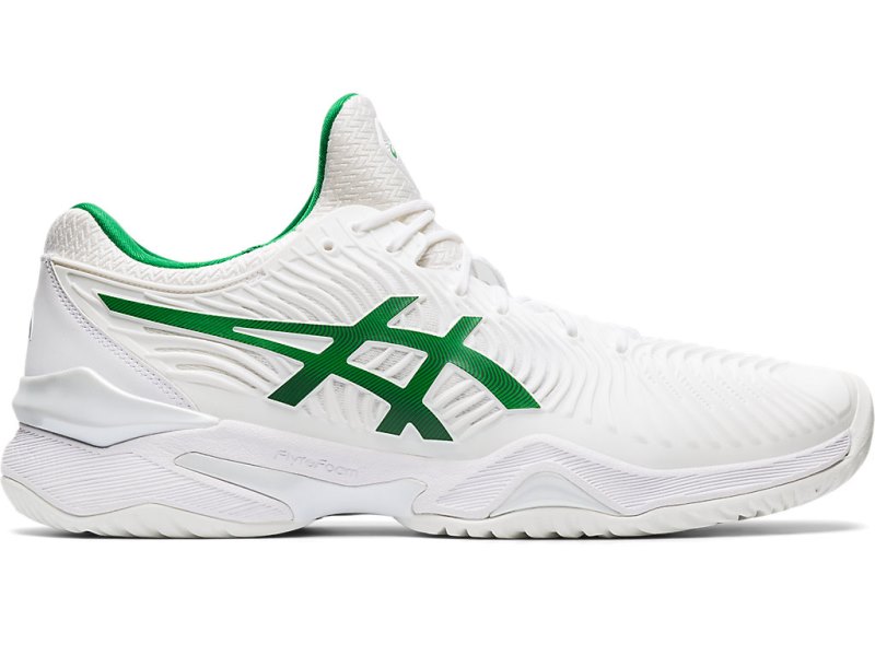 Zapatos de Tenis Asics Court FF Novak Hombre Blancos Verdes | MX4618-303