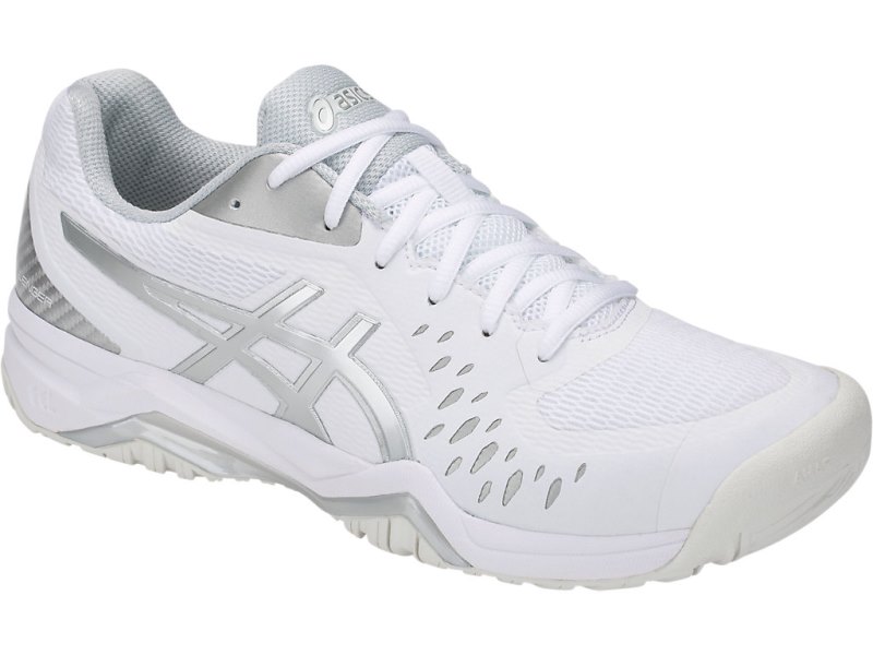 Zapatos de Tenis Asics Gel-challenger 12 Hombre Blancos Plateados | MX0883-610