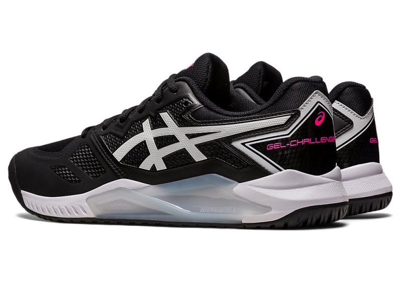 Zapatos de Tenis Asics Gel-challenger 13 Hombre Negros Rosas | MX1335-484