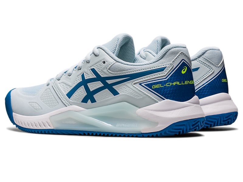 Zapatos de Tenis Asics Gel-challenger 13 Clay Mujer Azules Claro Azules | MX6299-562