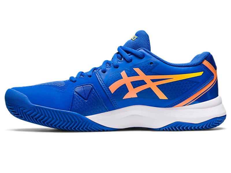 Zapatos de Tenis Asics Gel-challenger 13 Clay Hombre Azules Naranjas | MX6368-307