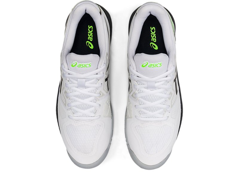 Zapatos de Tenis Asics Gel-challenger 13 Hombre Blancos Verdes | MX7499-209