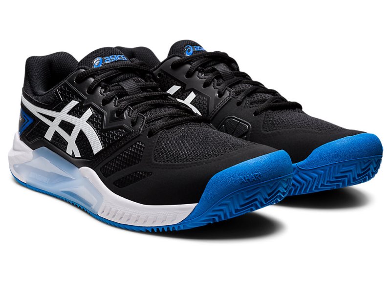 Zapatos de Tenis Asics Gel-challenger 13 Clay Hombre Negros Azules | MX8972-546