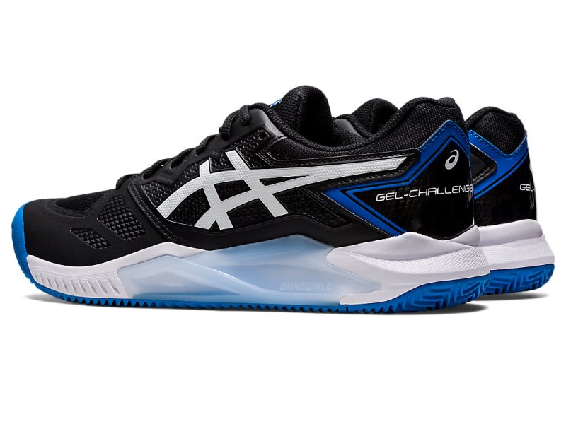 Zapatos de Tenis Asics Gel-challenger 13 Clay Hombre Negros Azules | MX8972-546