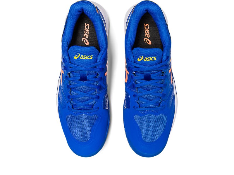 Zapatos de Tenis Asics Gel-challenger 13 Hombre Azules Naranjas | MX9647-625