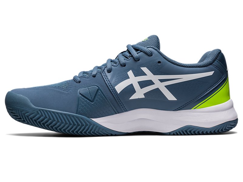 Zapatos de Tenis Asics Gel-challenger 13 Clay Hombre Grises Azules Blancos | MX9687-811