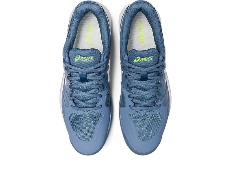 Zapatos de Tenis Asics Gel-challenger 13 Clay Hombre Grises Azules Blancos | MX9687-811