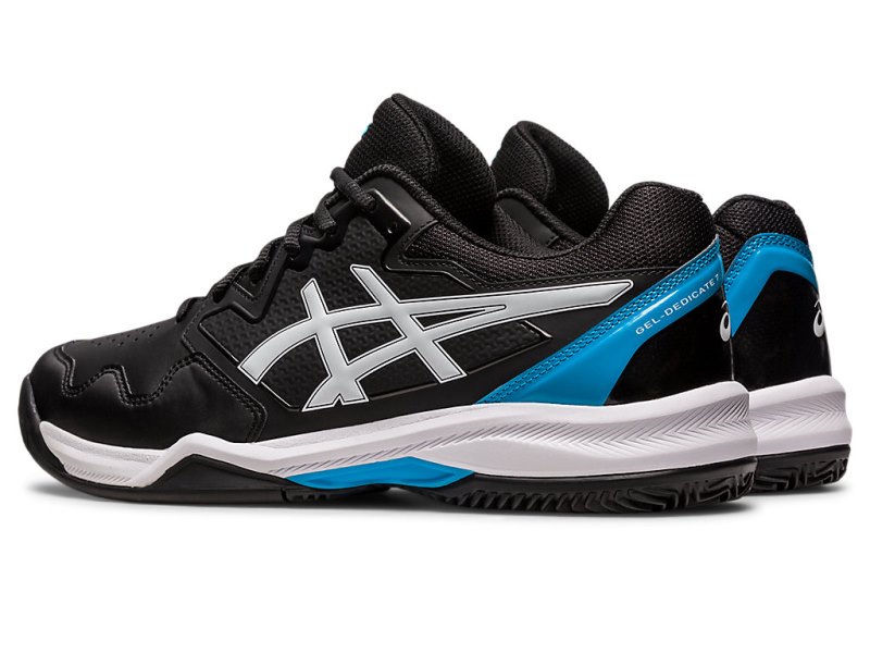 Zapatos de Tenis Asics Gel-dedicate 7 Clay Hombre Negros Azules | MX0815-799