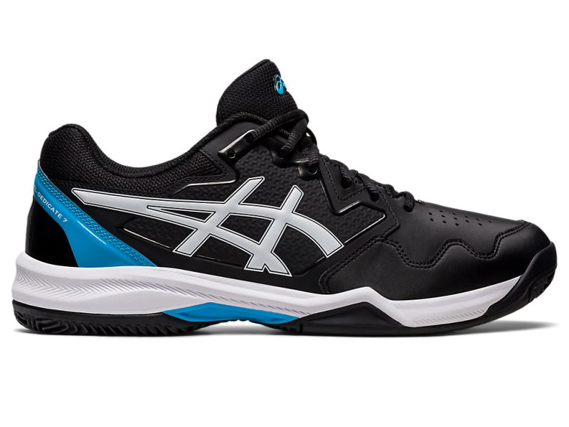 Zapatos de Tenis Asics Gel-dedicate 7 Clay Hombre Negros Azules | MX0815-799