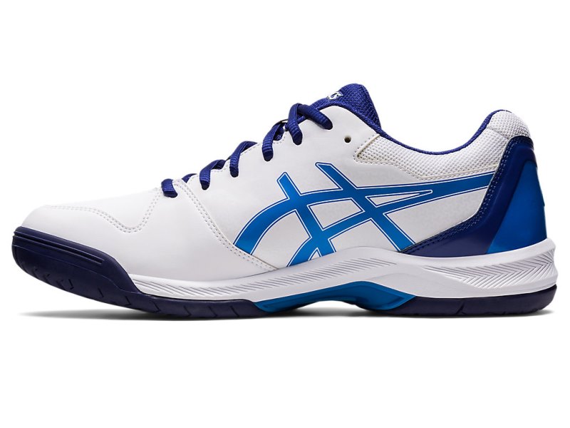 Zapatos de Tenis Asics Gel-dedicate 7 Hombre Blancos Azules | MX3289-876