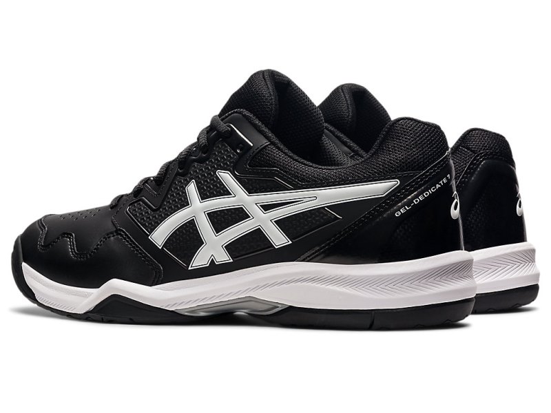 Zapatos de Tenis Asics Gel-dedicate 7 Hombre Negros Blancos | MX3581-489