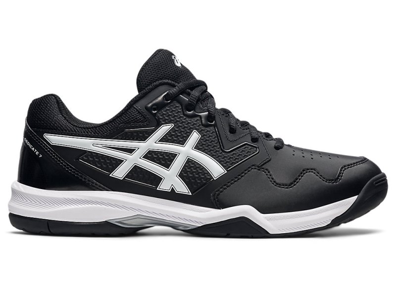 Zapatos de Tenis Asics Gel-dedicate 7 Hombre Negros Blancos | MX3581-489