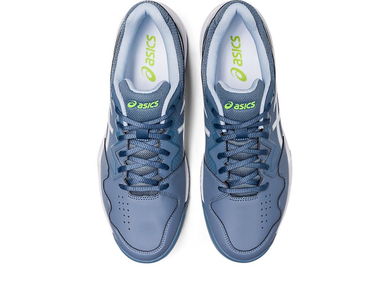 Zapatos de Tenis Asics Gel-dedicate 7 Hombre Grises Azules Blancos | MX6591-610