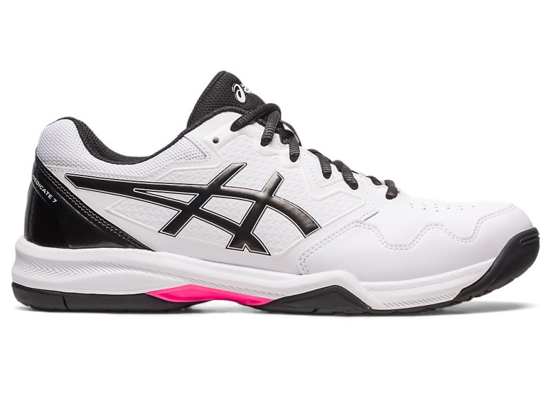 Zapatos de Tenis Asics Gel-dedicate 7 Hombre Blancos Rosas | MX8545-840