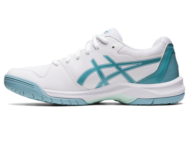 Zapatos de Tenis Asics Gel-dedicate 7 Mujer Blancos Azules | MX9460-350