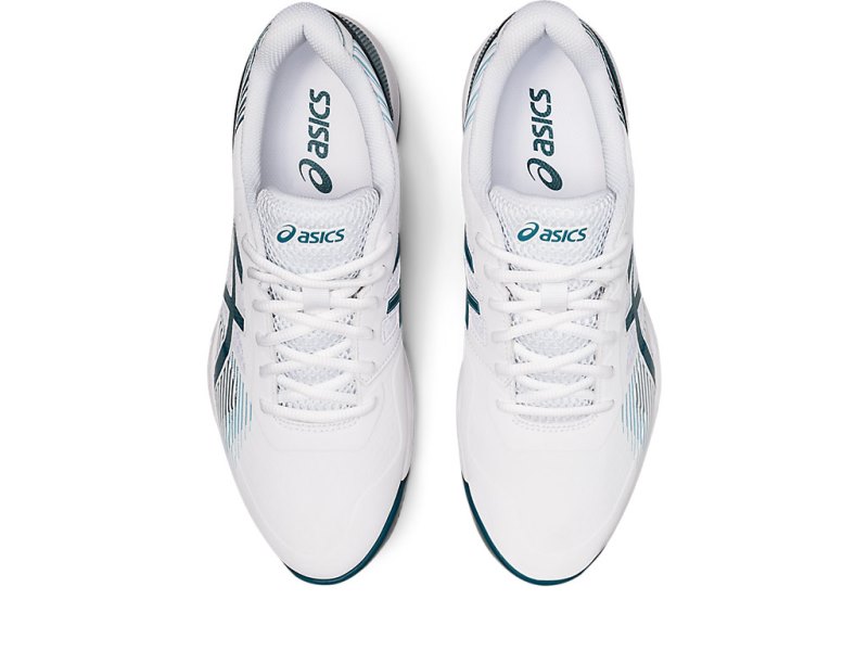 Zapatos de Tenis Asics Gel-game 8 Hombre Blancos Verdes Oscuro | MX3963-548