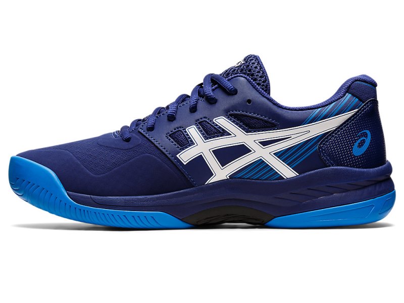 Zapatos de Tenis Asics Gel-game 8 Hombre Azules Blancos | MX5726-742