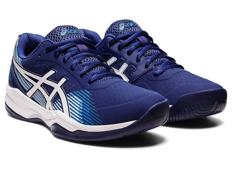 Zapatos de Tenis Asics Gel-game 8 Mujer Azules Blancos | MX9000-759