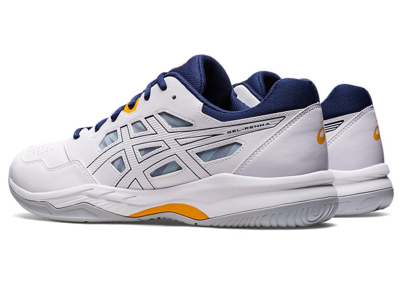 Zapatos de Tenis Asics Gel-renma Hombre Blancos Azules | MX4087-713